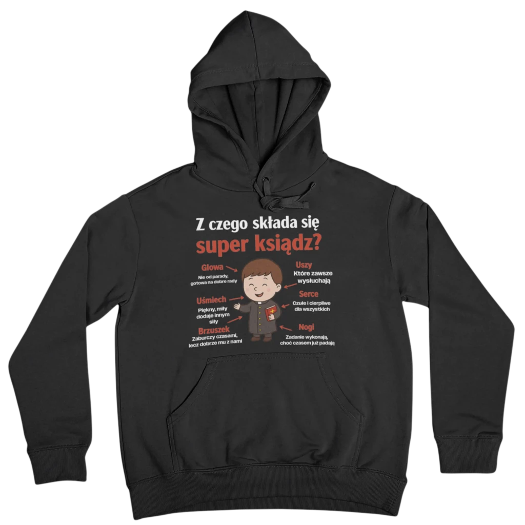 Bluza z czego składa się super ksiądz