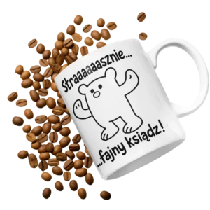 Kubek strasznie fajny ksiądz