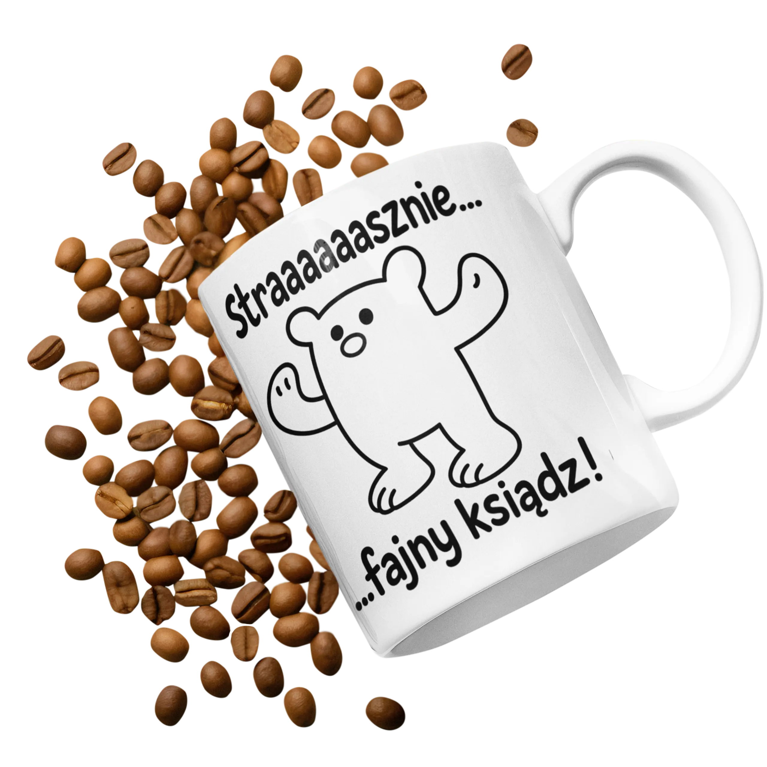 Kubek strasznie fajny ksiądz