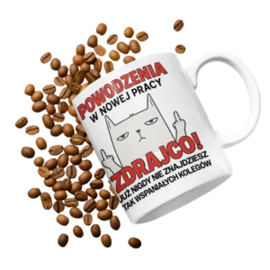 Kubek powodzenia w nowej pracy zdrajco