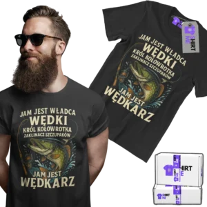 Koszulka jam jest wędkarz