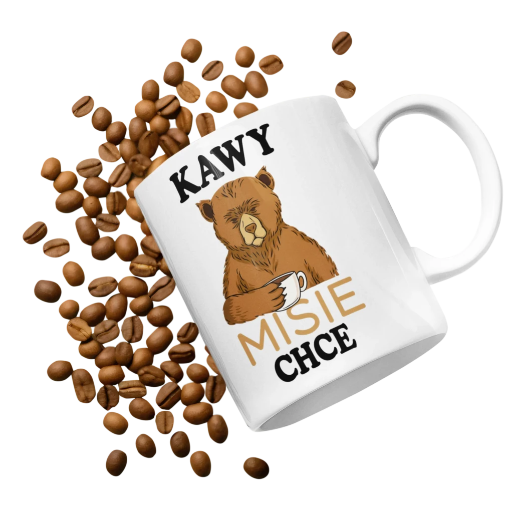 kubek kawy misie chce