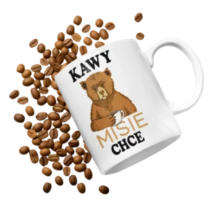 kubek kawy misie chce