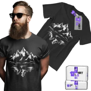 Koszulka z nadrukiem gór