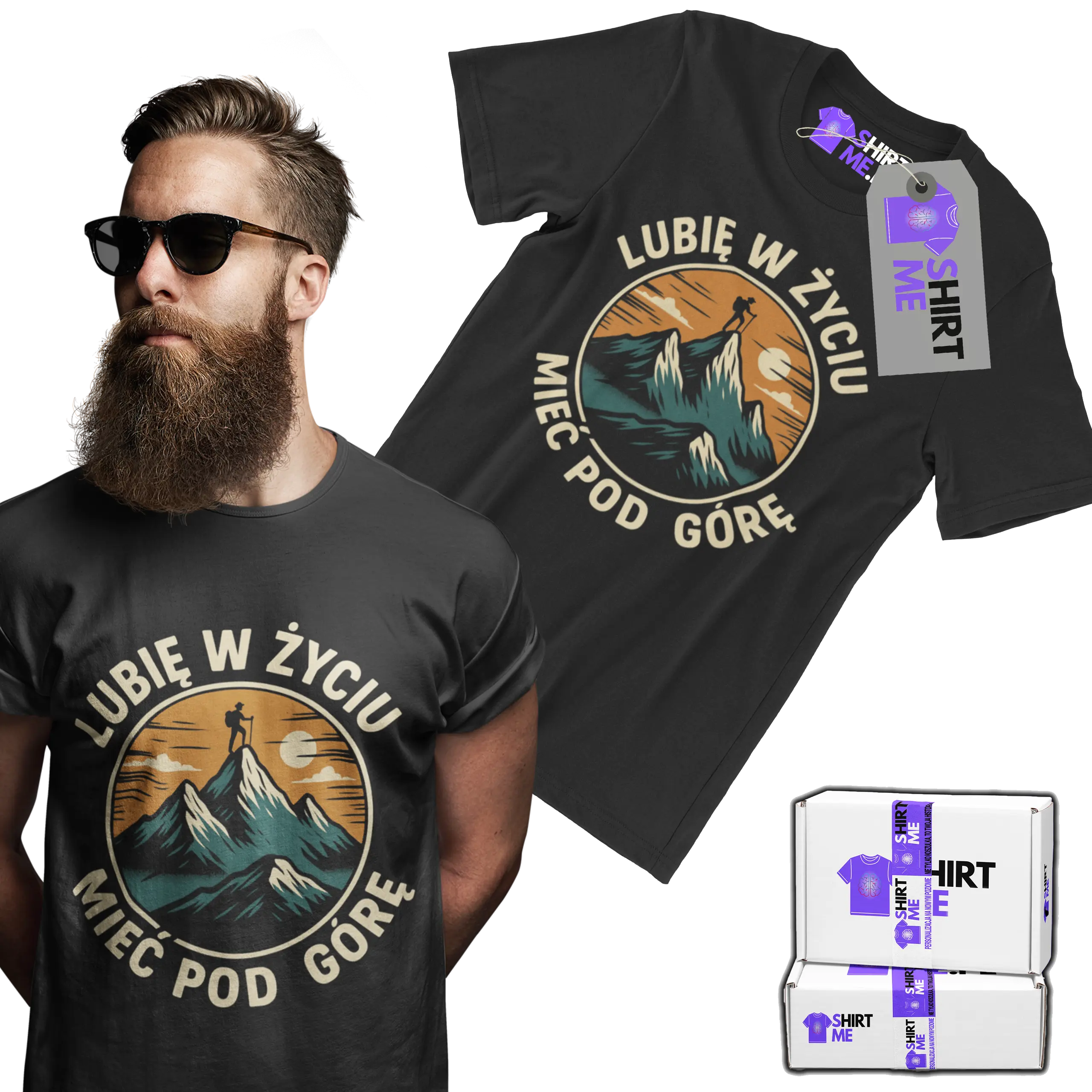 koszula lubię w życiu mieć pod górę