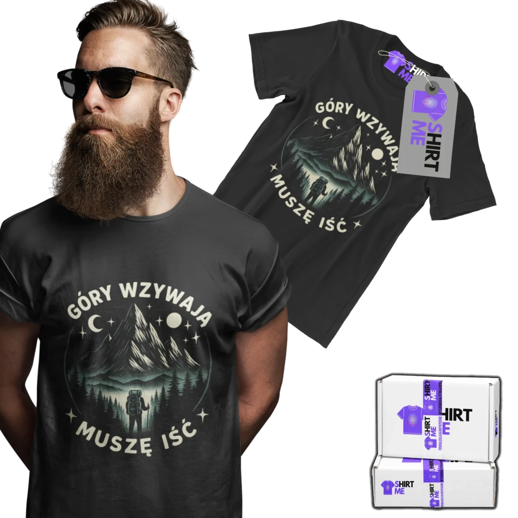 koszulka góry wzywają muszę iść