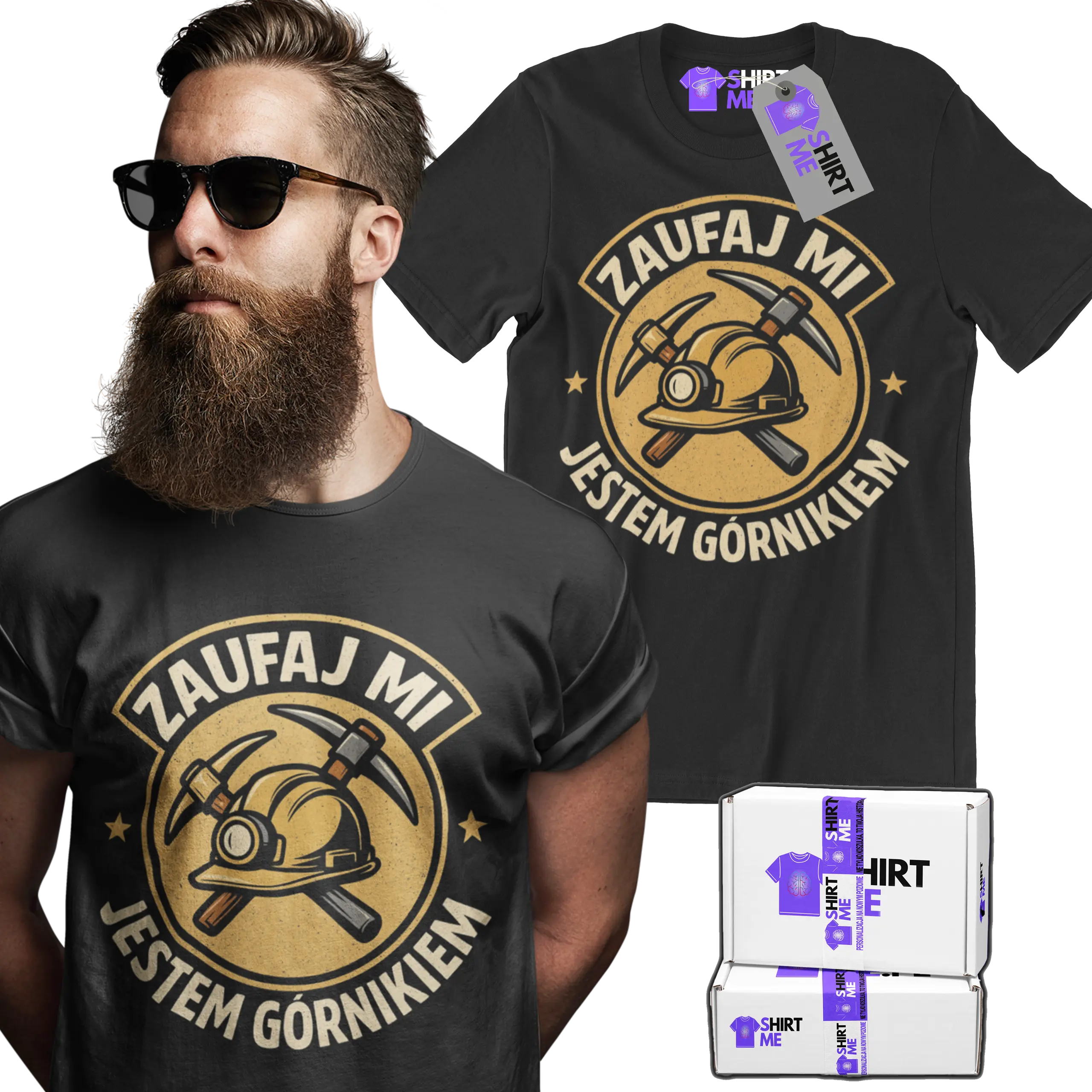 koszulka zaufaj mi jestem górnikiem