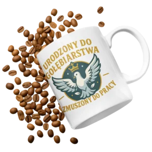 Kubek urodzony do gołębiarstwa zmuszony do pracy