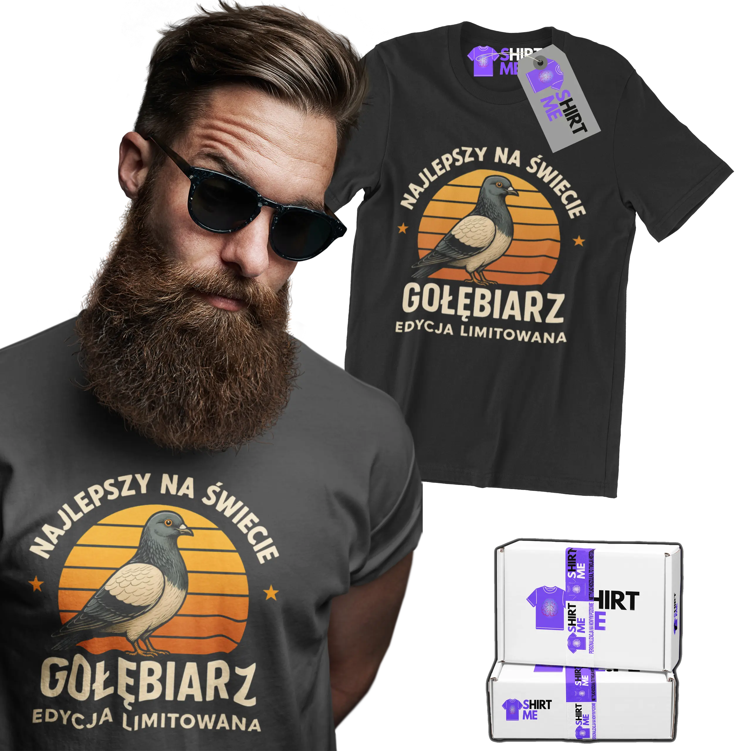 koszulka najlepszy na świecie gołębiarz edycja limitowana