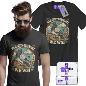 Koszulka najlepszy gołębiarz we wsi