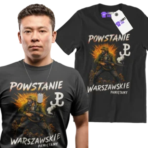 koszulka powstanie warszawskie- pamiętamy