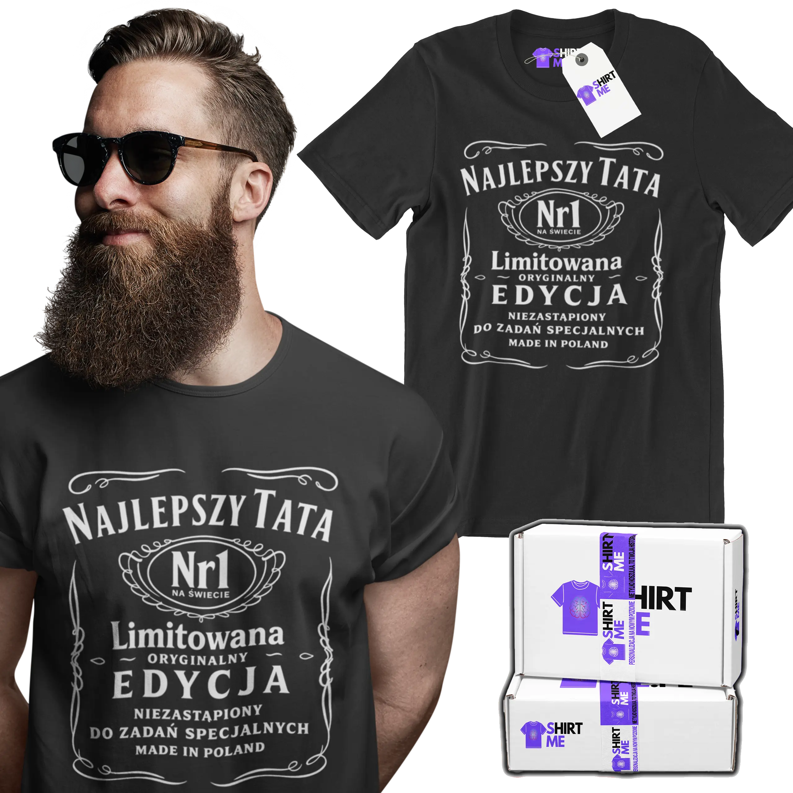 koszulka najlepszy tata whiskey