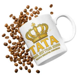 kubek tata król jest tylko jeden