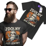 Koszulka zdolny ale leniwy