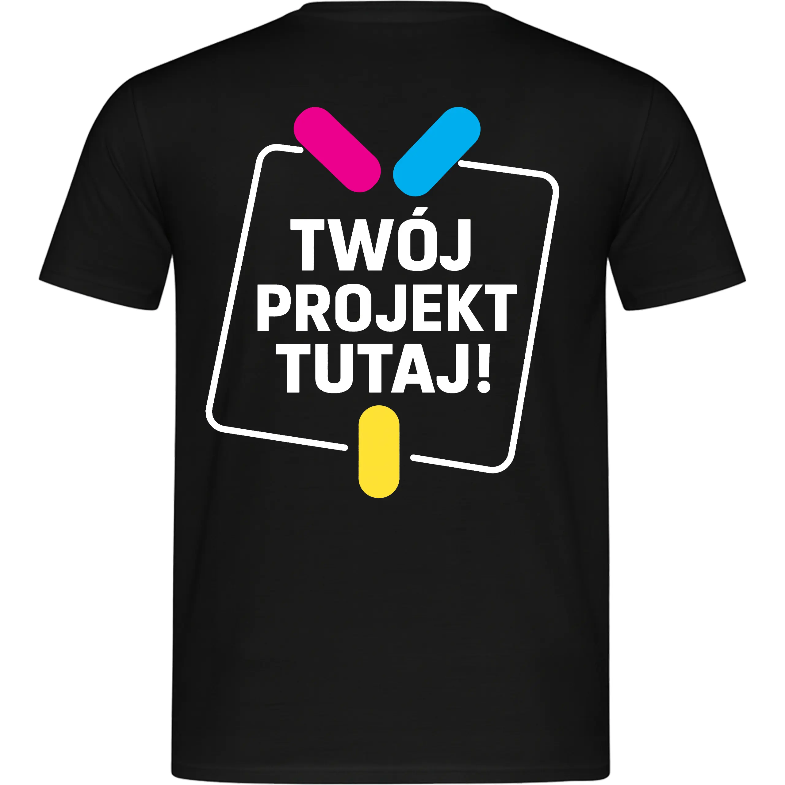 Koszulka męska z własnym nadrukiem lub haftem 190g - obrazek 2