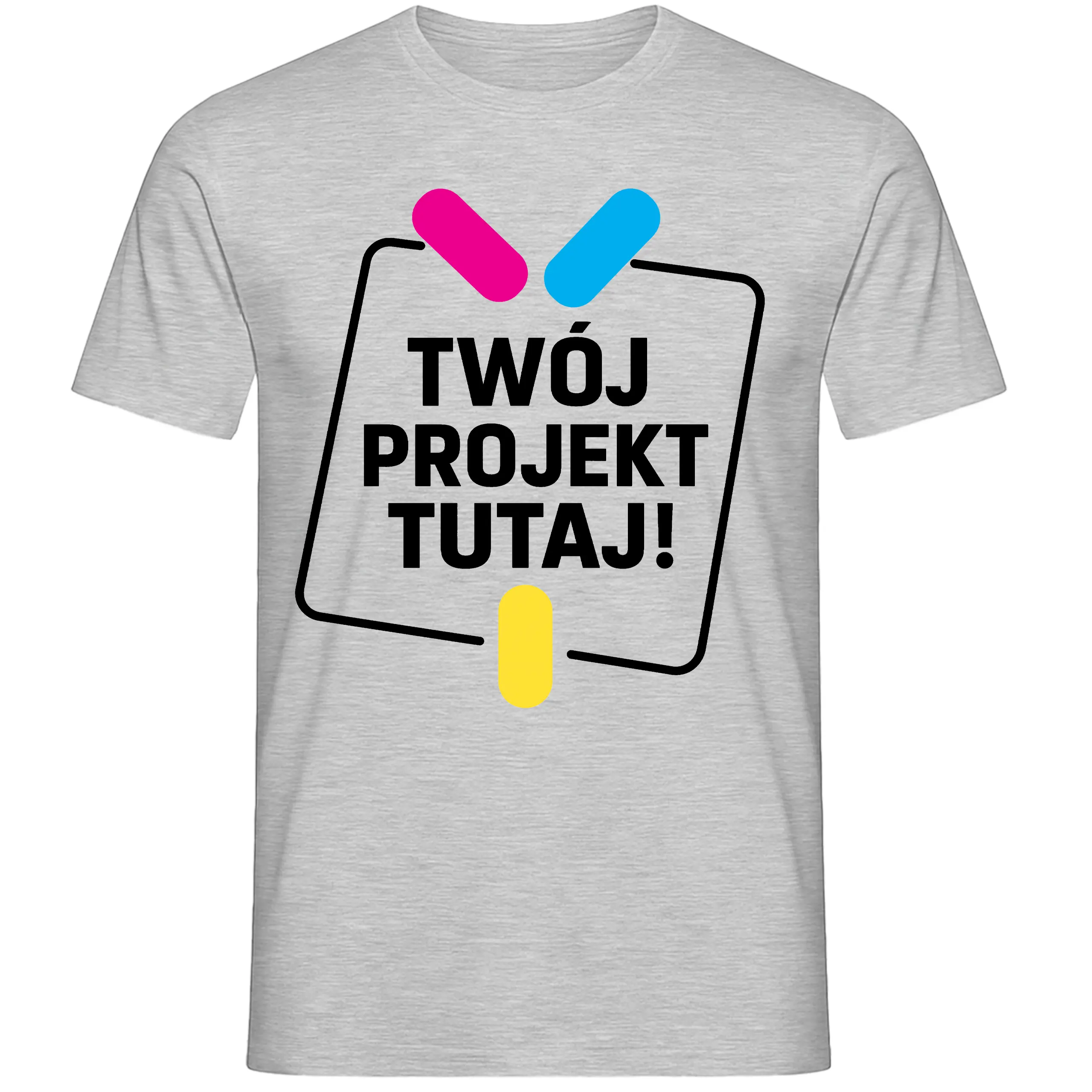 Koszulka męska z własnym nadrukiem lub haftem 190g - obrazek 9