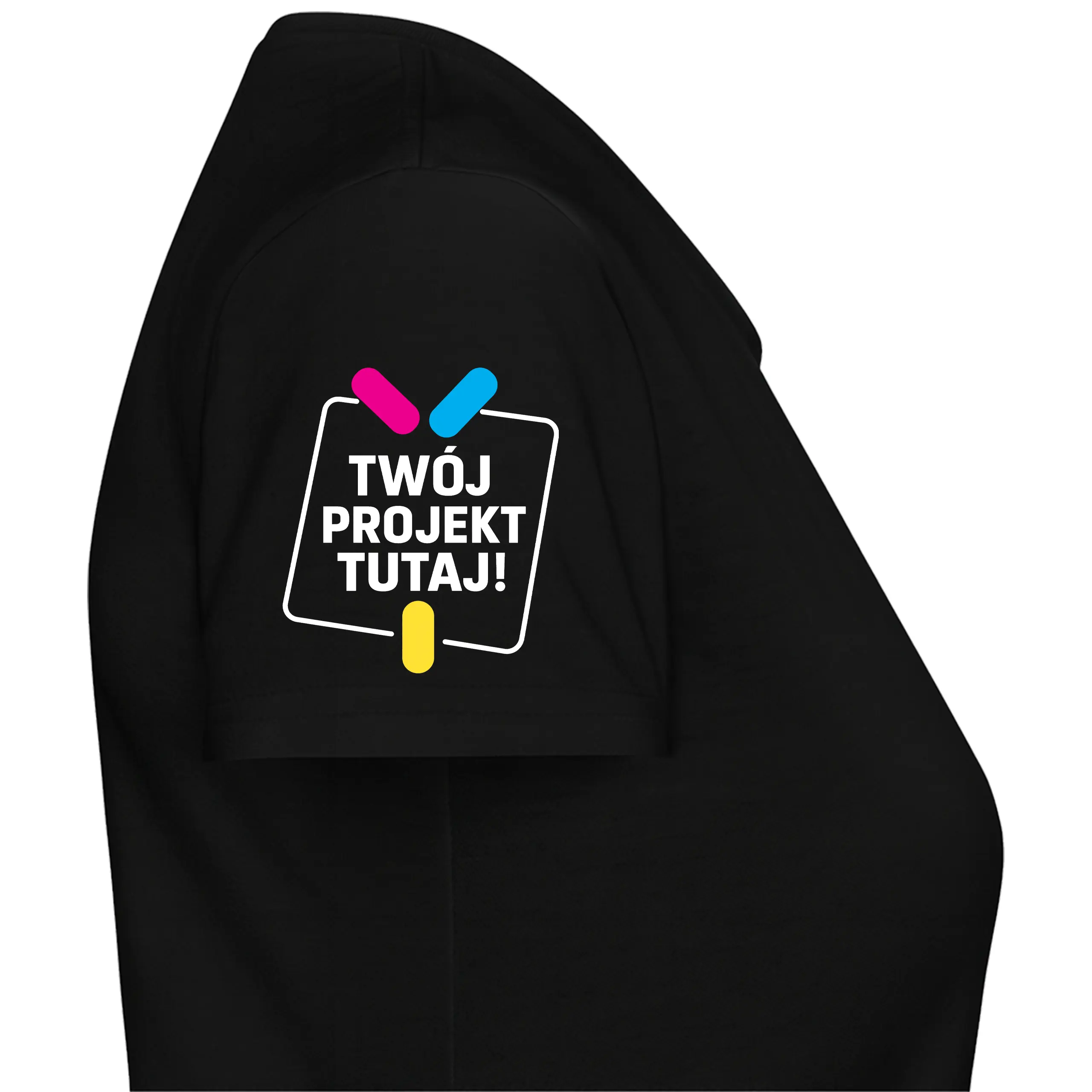 Koszulka damska z własnym nadrukiem-190g - obrazek 3