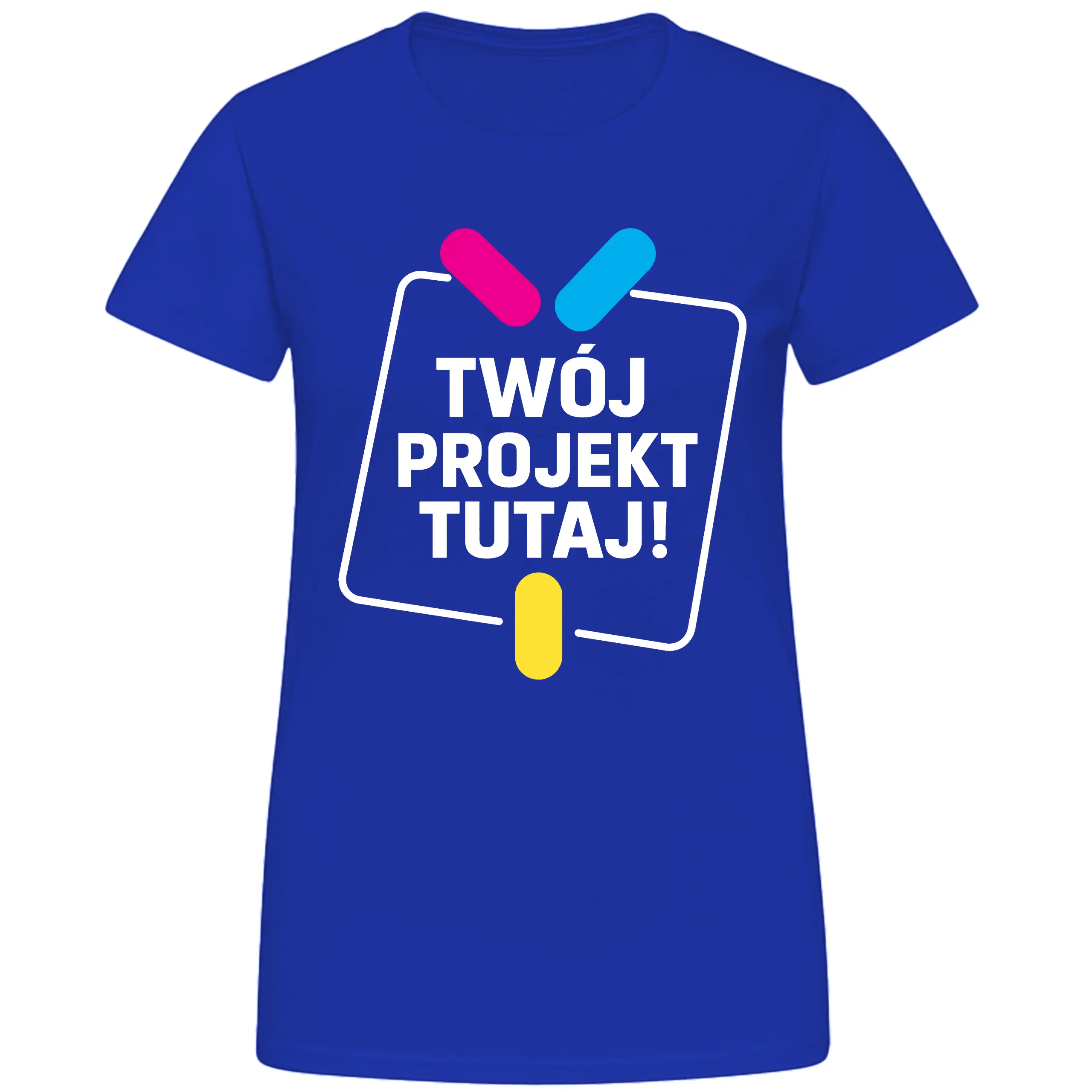 Koszulka damska z własnym nadrukiem-190g - obrazek 7