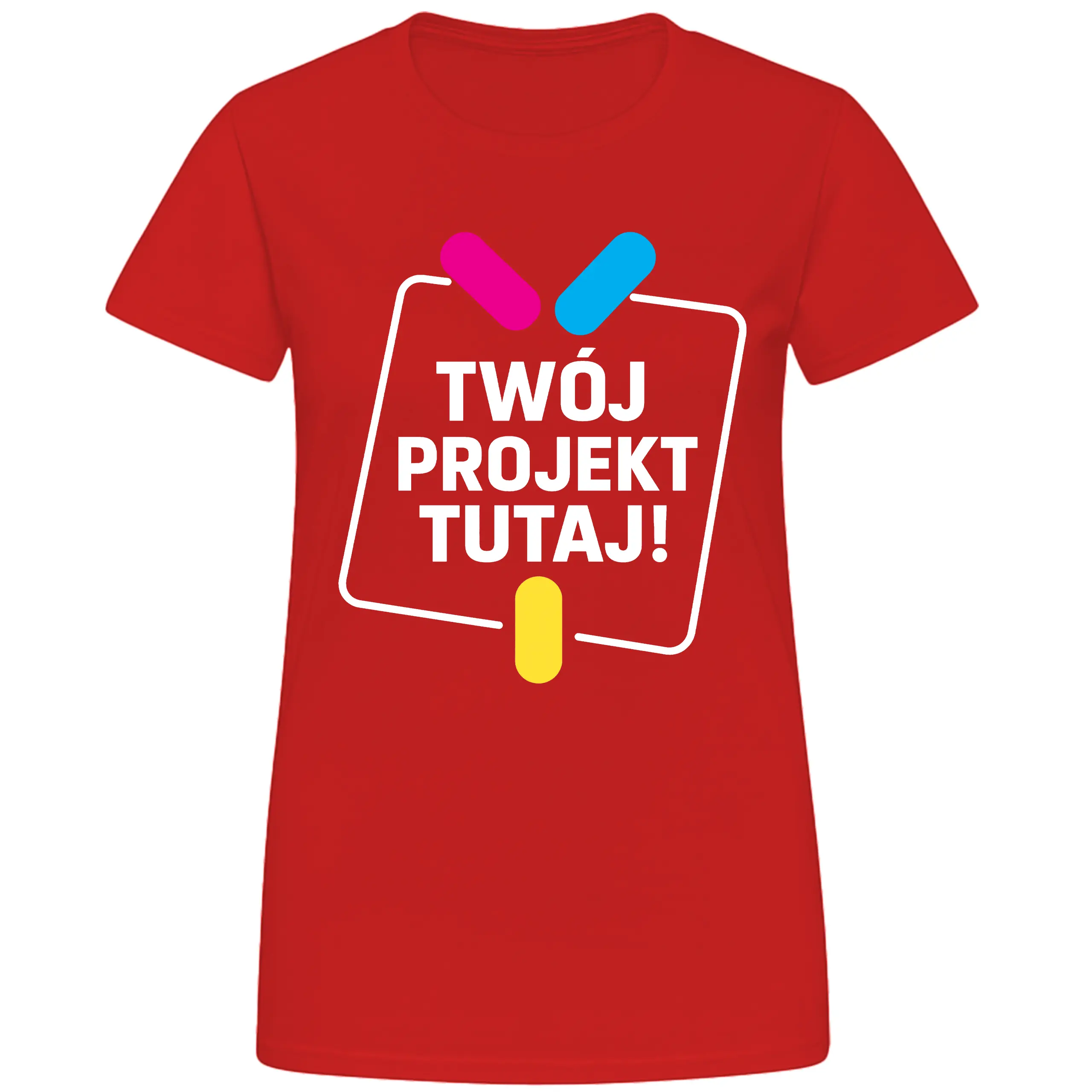 Koszulka damska z własnym nadrukiem-190g - obrazek 8