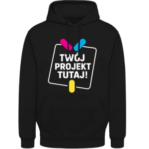 Bluza z kapturem z własnym nadrukiem