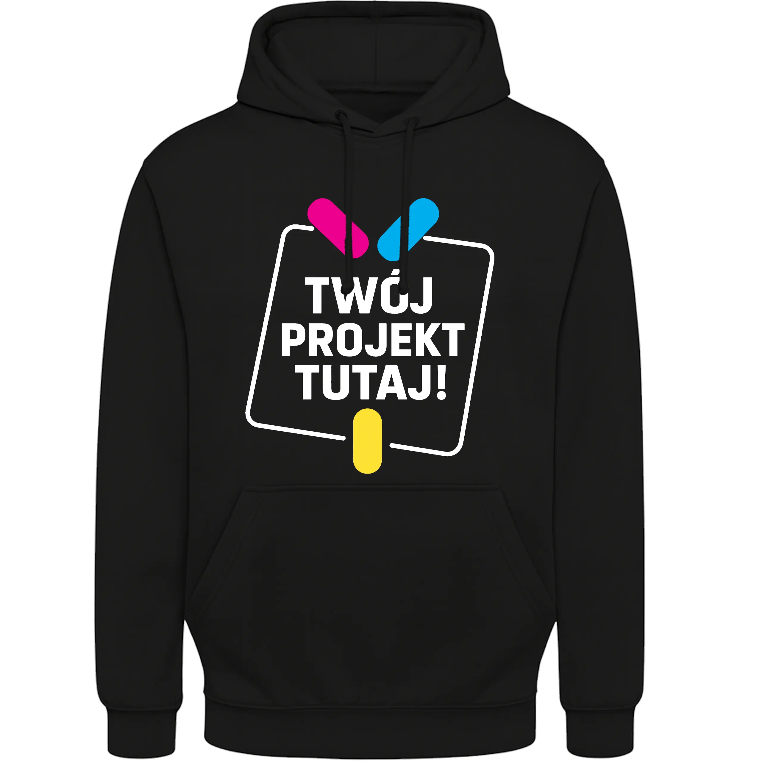 Bluza z kapturem z własnym nadrukiem