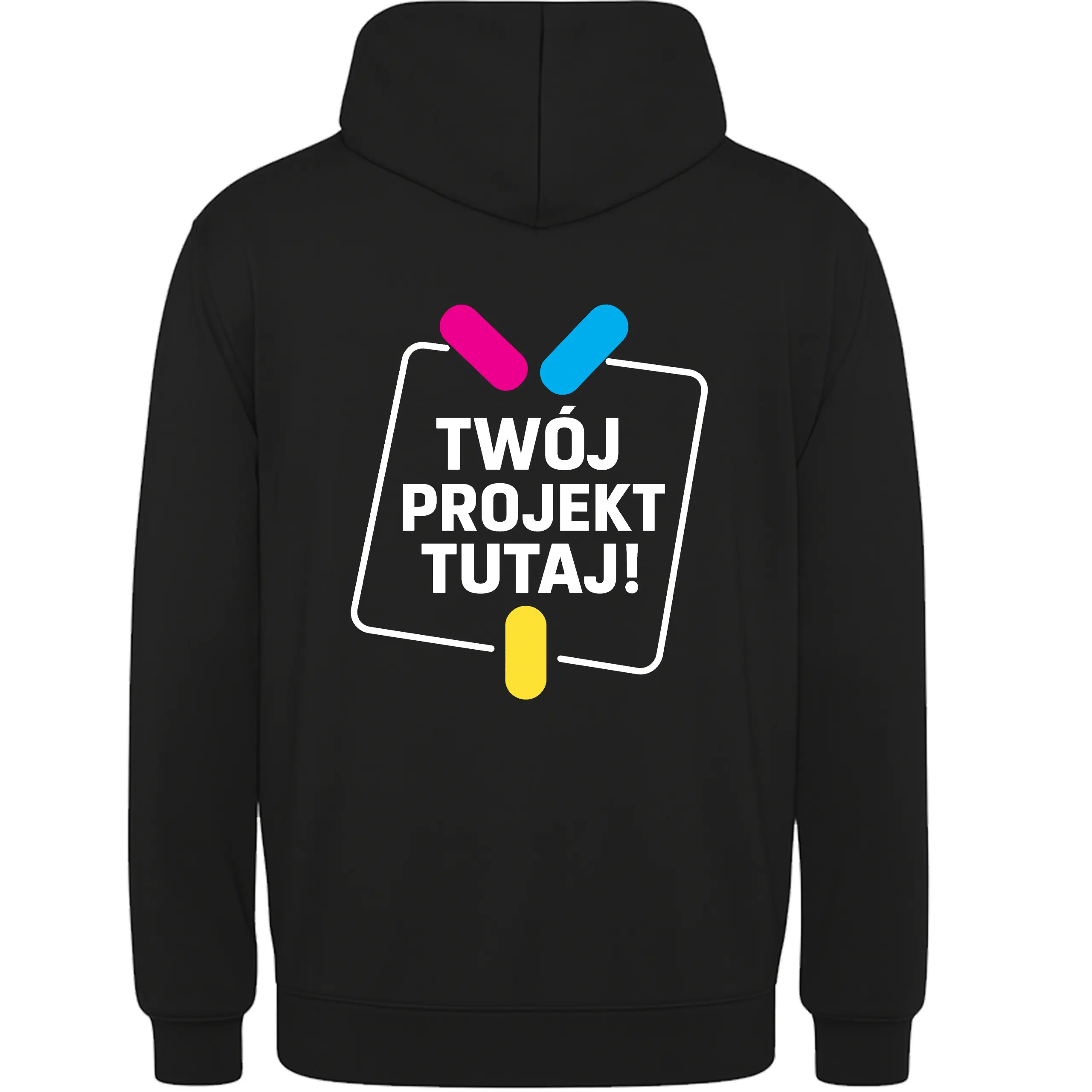 Bluza męska z kapturem z własnym nadrukiem lub haftem - obrazek 2