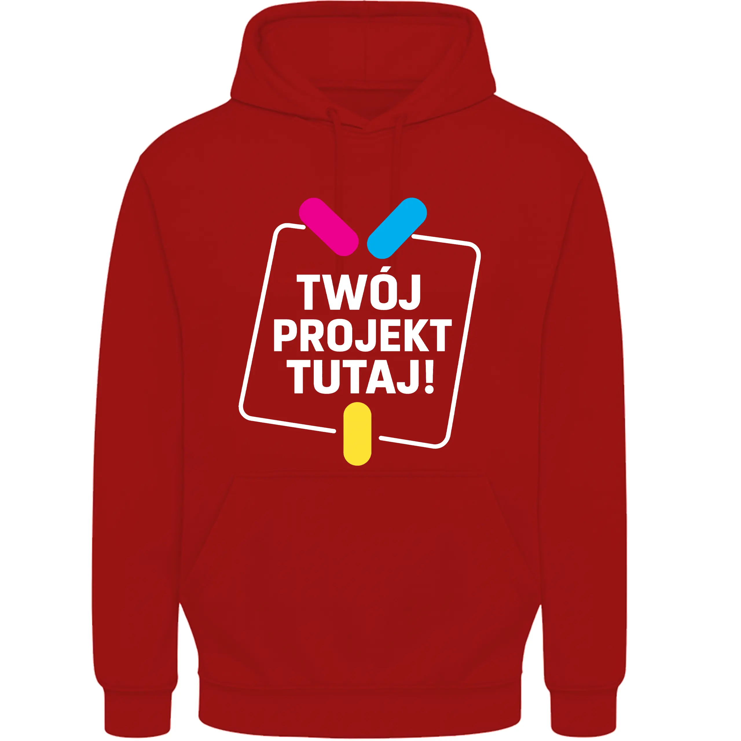 Bluza męska z kapturem z własnym nadrukiem lub haftem - obrazek 5