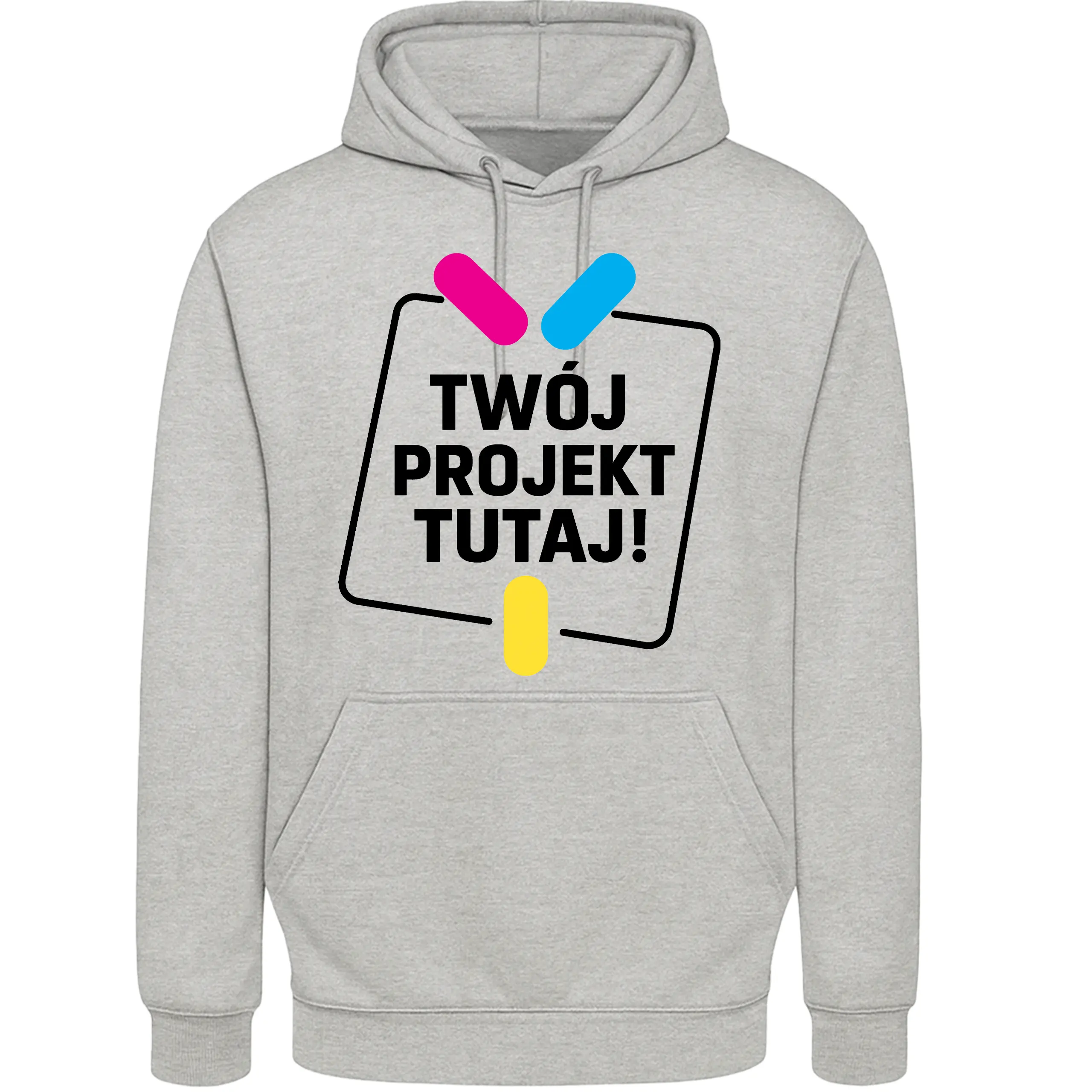 Bluza męska z kapturem z własnym nadrukiem lub haftem - obrazek 9