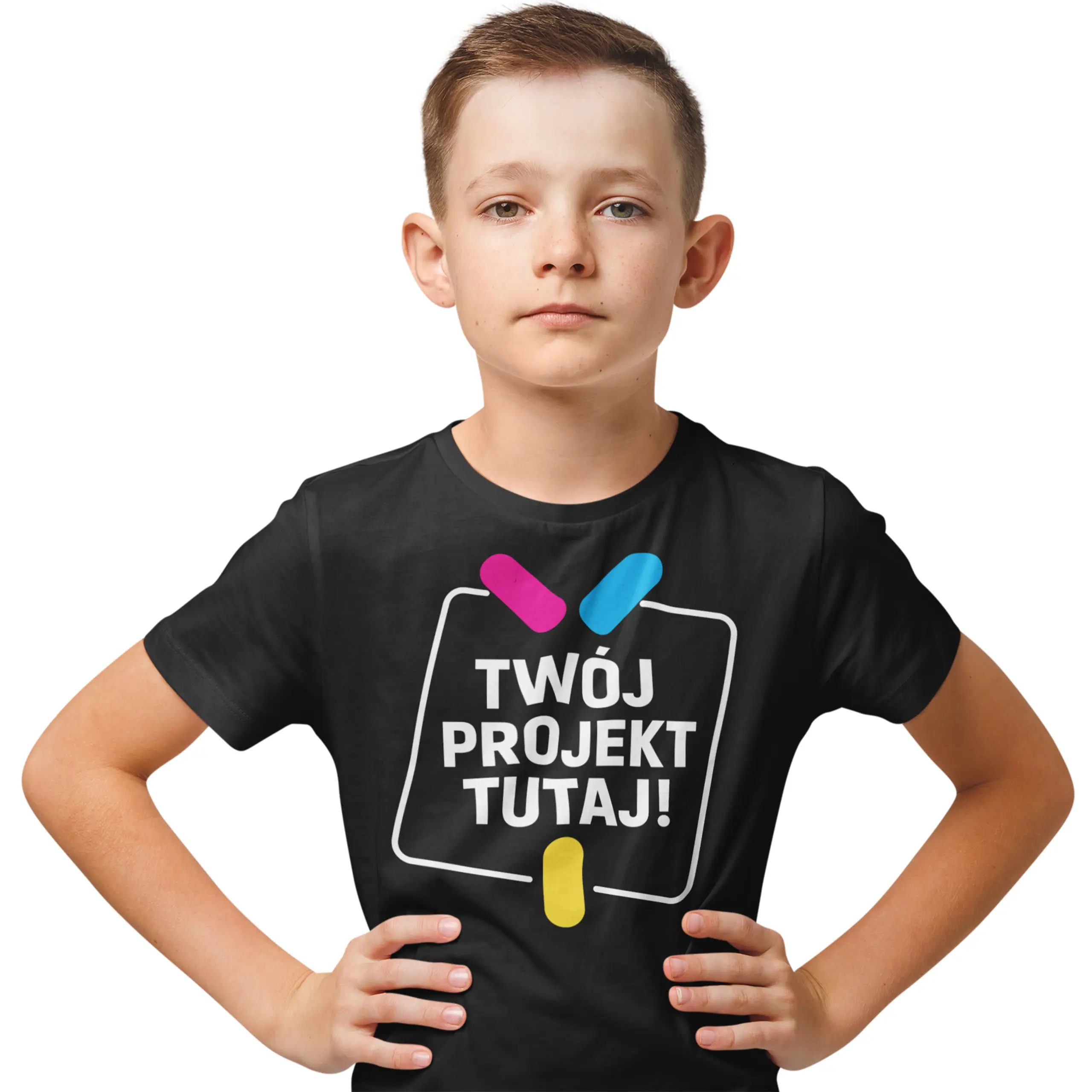 Dziecięca koszulka z własnym nadrukiem lub haftem