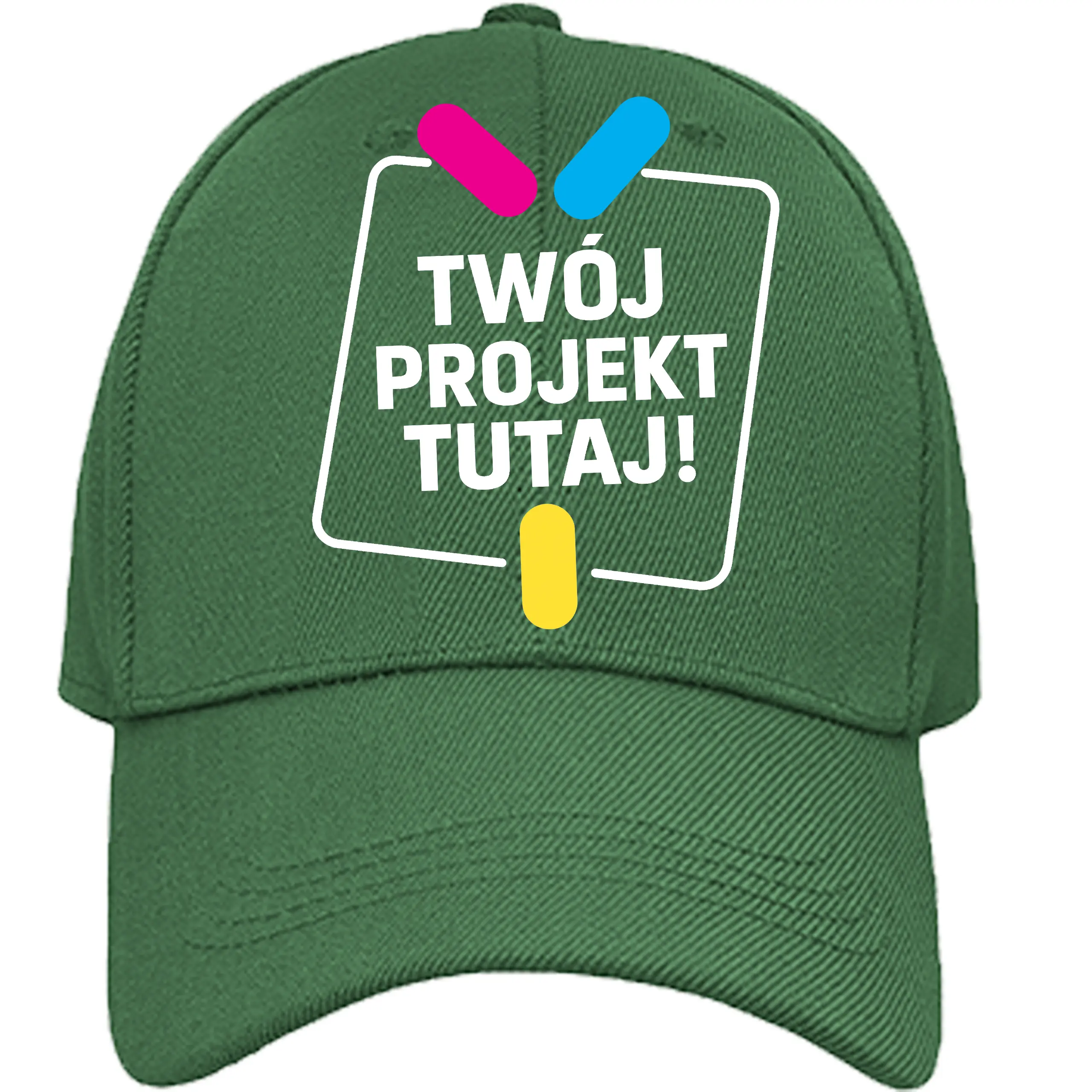 Czapka z daszkiem z własnym nadrukiem 5 panelowa standard - obrazek 5