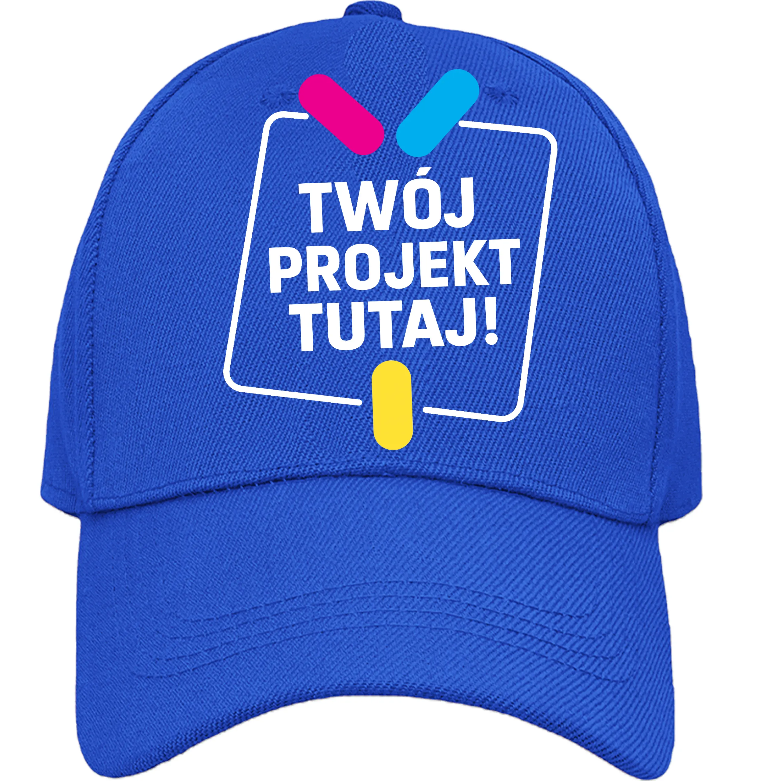 Czapka z daszkiem z własnym nadrukiem 5 panelowa standard - obrazek 3