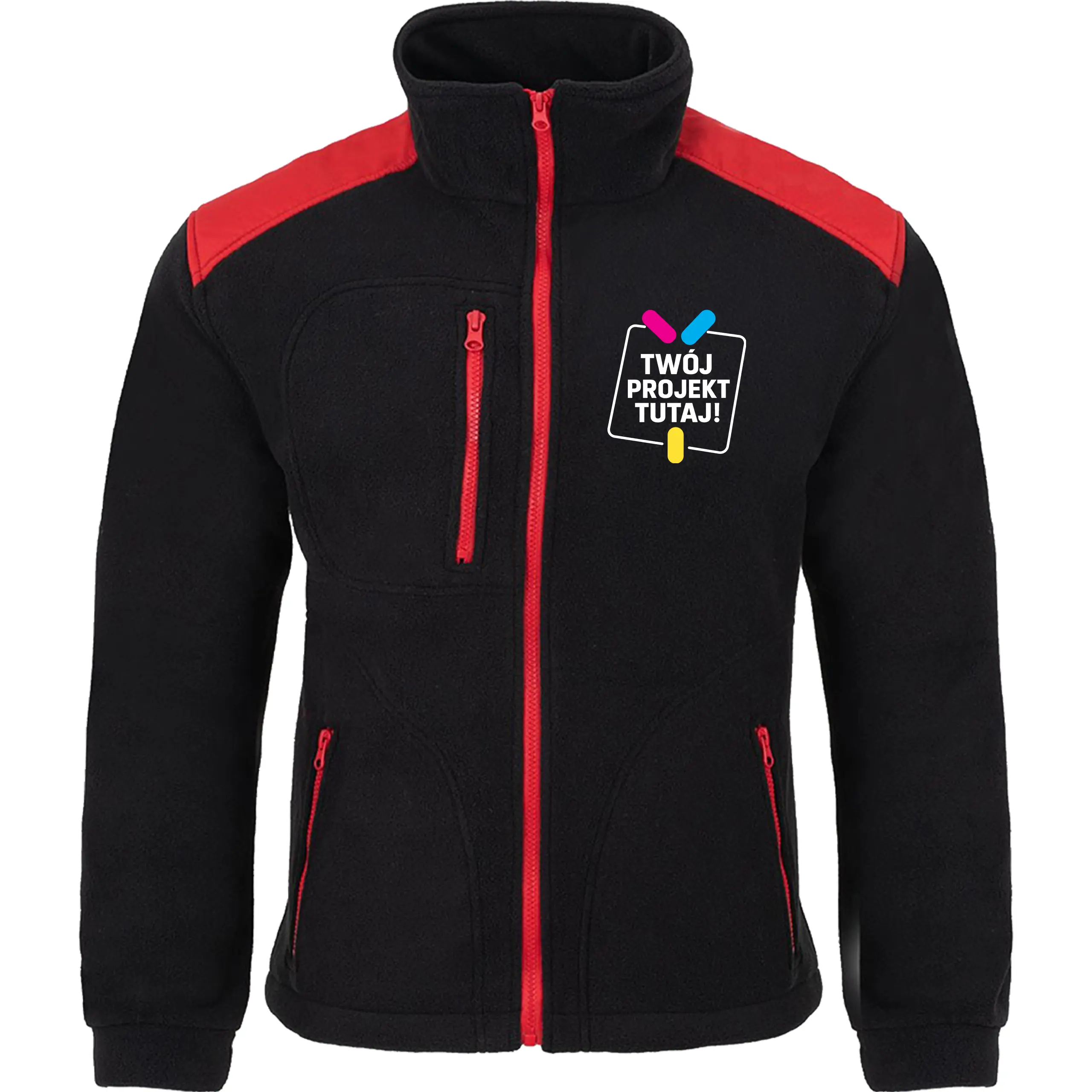 Polar z ochronnymi wstawkami z własnym nadrukiem lub hafem RÓŻNE KOLORY