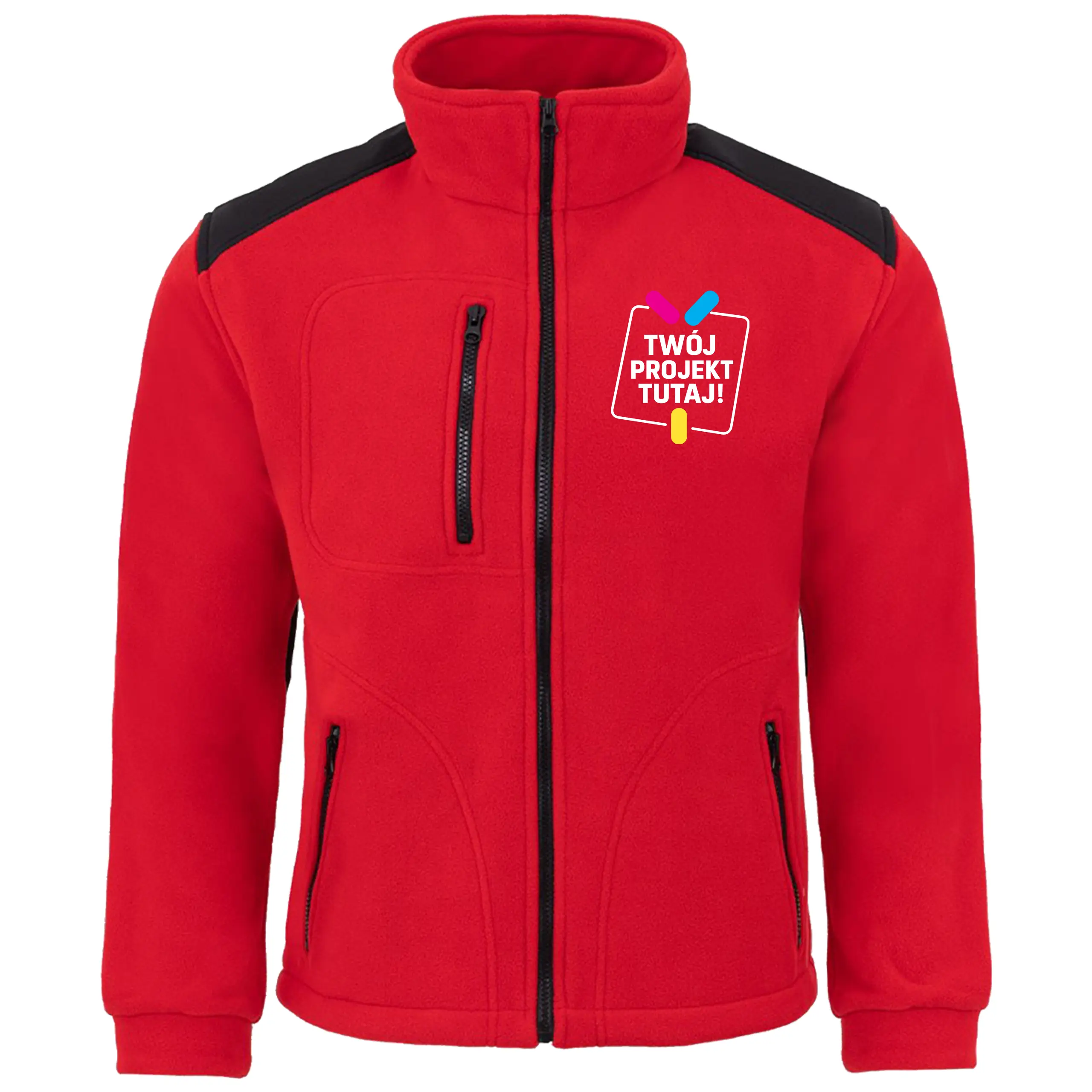 Polar z ochronnymi wstawkami z własnym nadrukiem lub hafem RÓŻNE KOLORY - obrazek 2