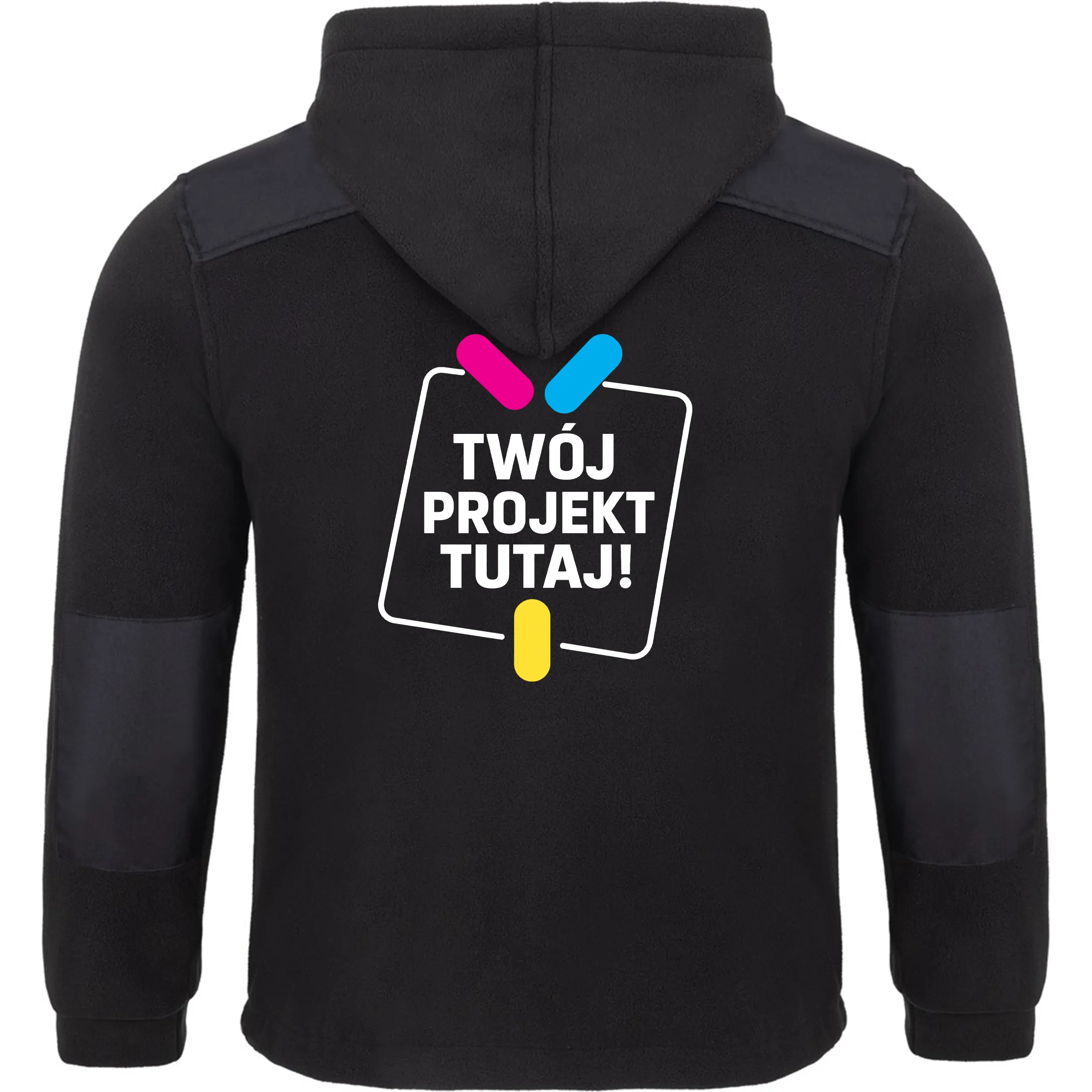 Polar z kapturem +własny nadruk lub haft komputerowy - obrazek 2