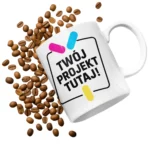 Kubek z własnym nadrukiem 330ml biały