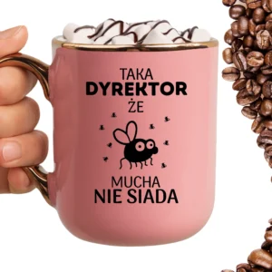 Kubek taka dyrektor że mucha nie siada ELEGANT