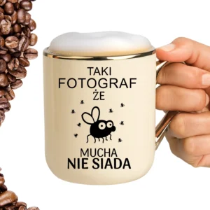 Kubek taki fotograf że mucha nie siada ELEGANT
