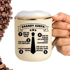 Kubek zasady szefa ELEGANT