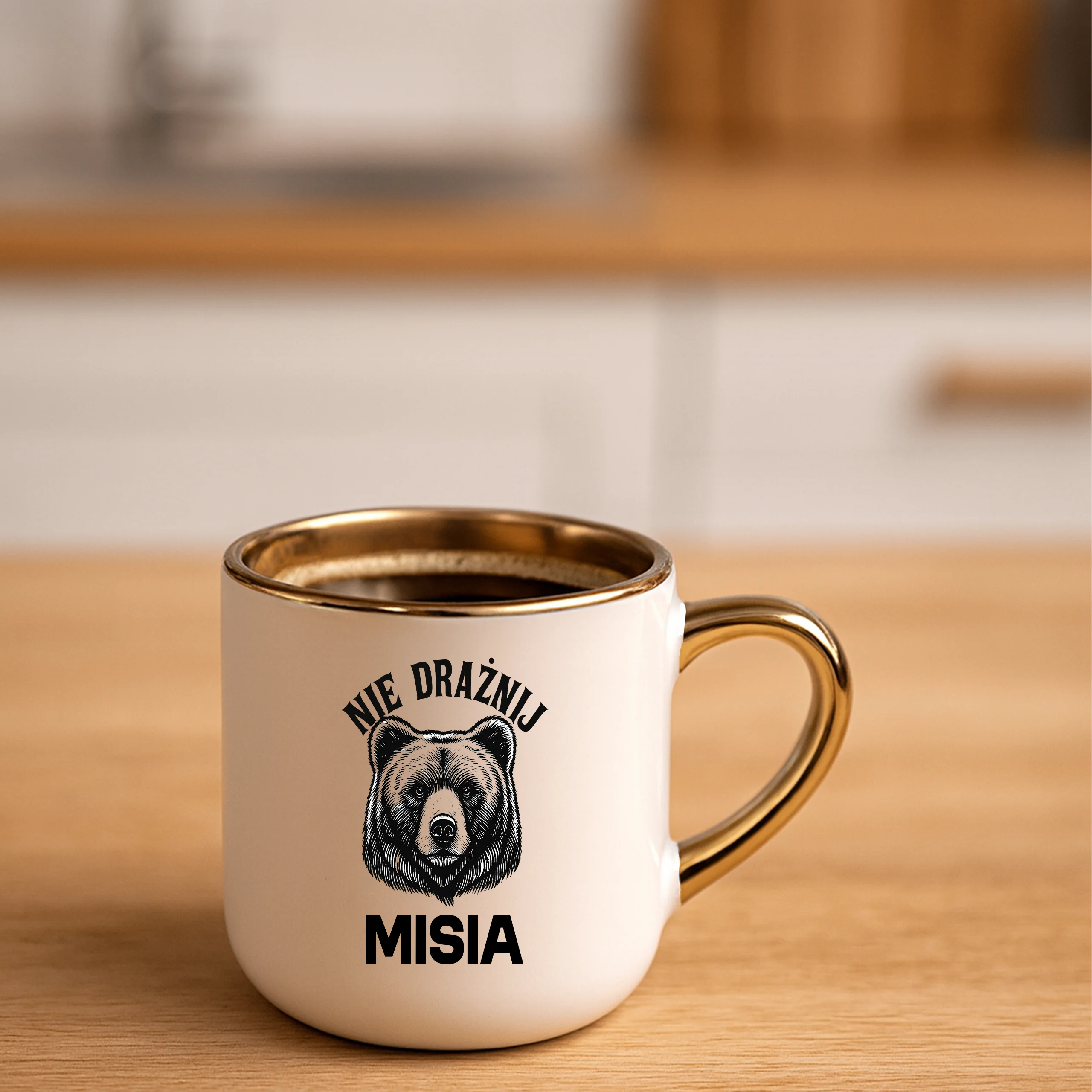 Kubek nie drażnij misia ELEGANT - obrazek 4