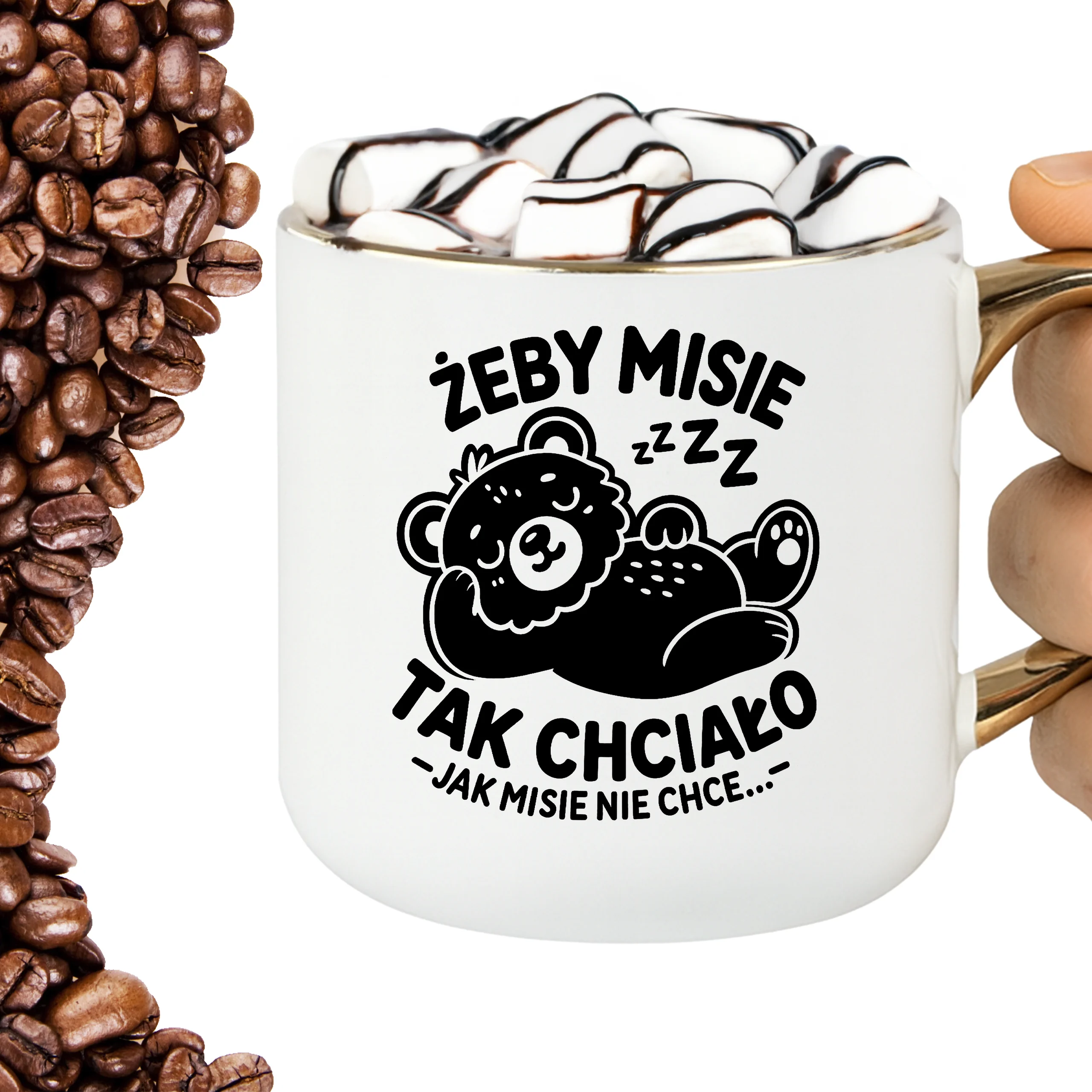 Kubek żeby misie tak chciało jak misie nie chce ELEGANT - obrazek 2