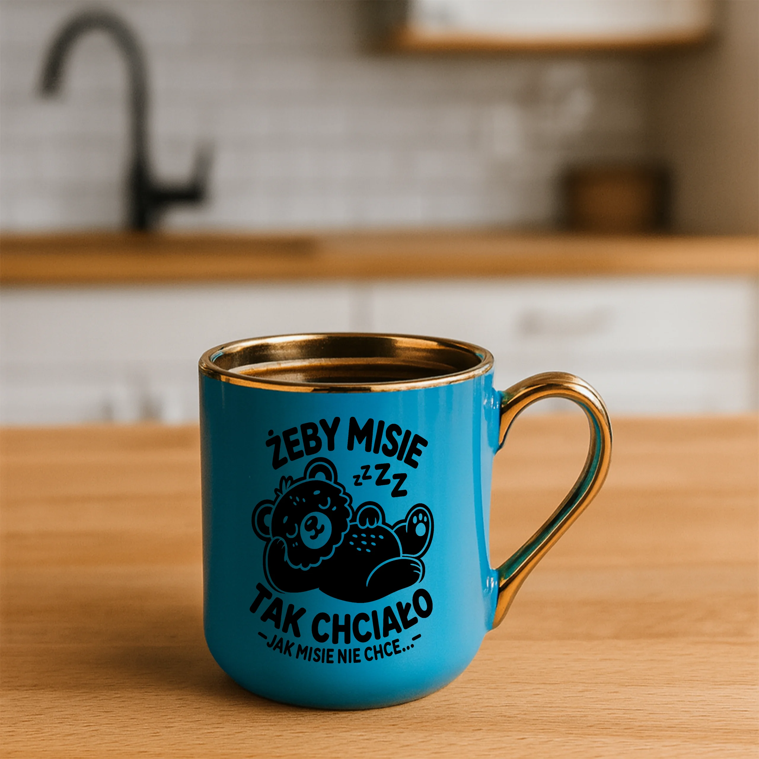 Kubek żeby misie tak chciało jak misie nie chce ELEGANT - obrazek 3