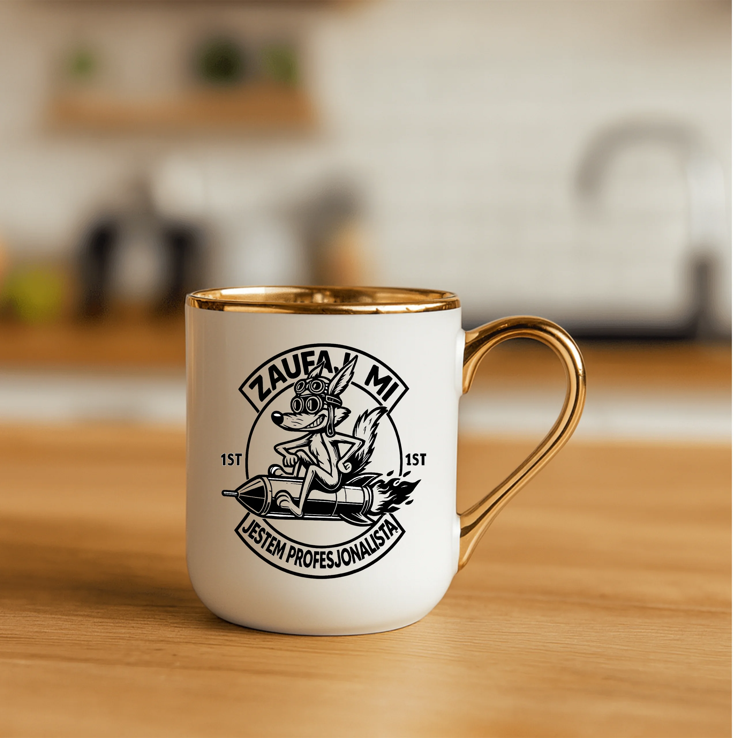 Kubek zaufaj mi jestem profesjonalistą ELEGANT - obrazek 3