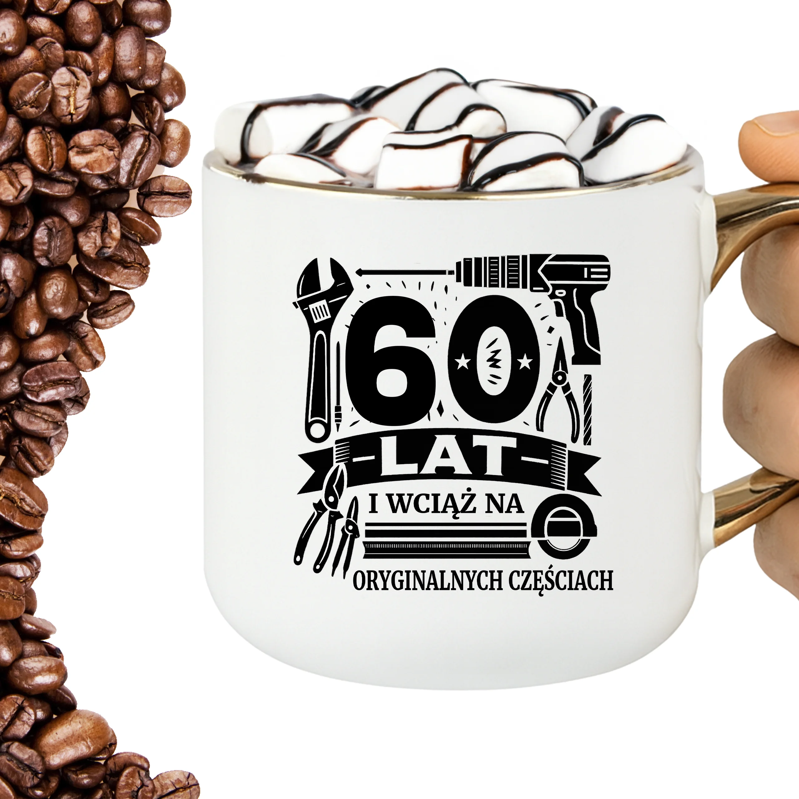 Kubek 60 lat i wciąż na oryginalnych częściach ELEGANT - obrazek 2