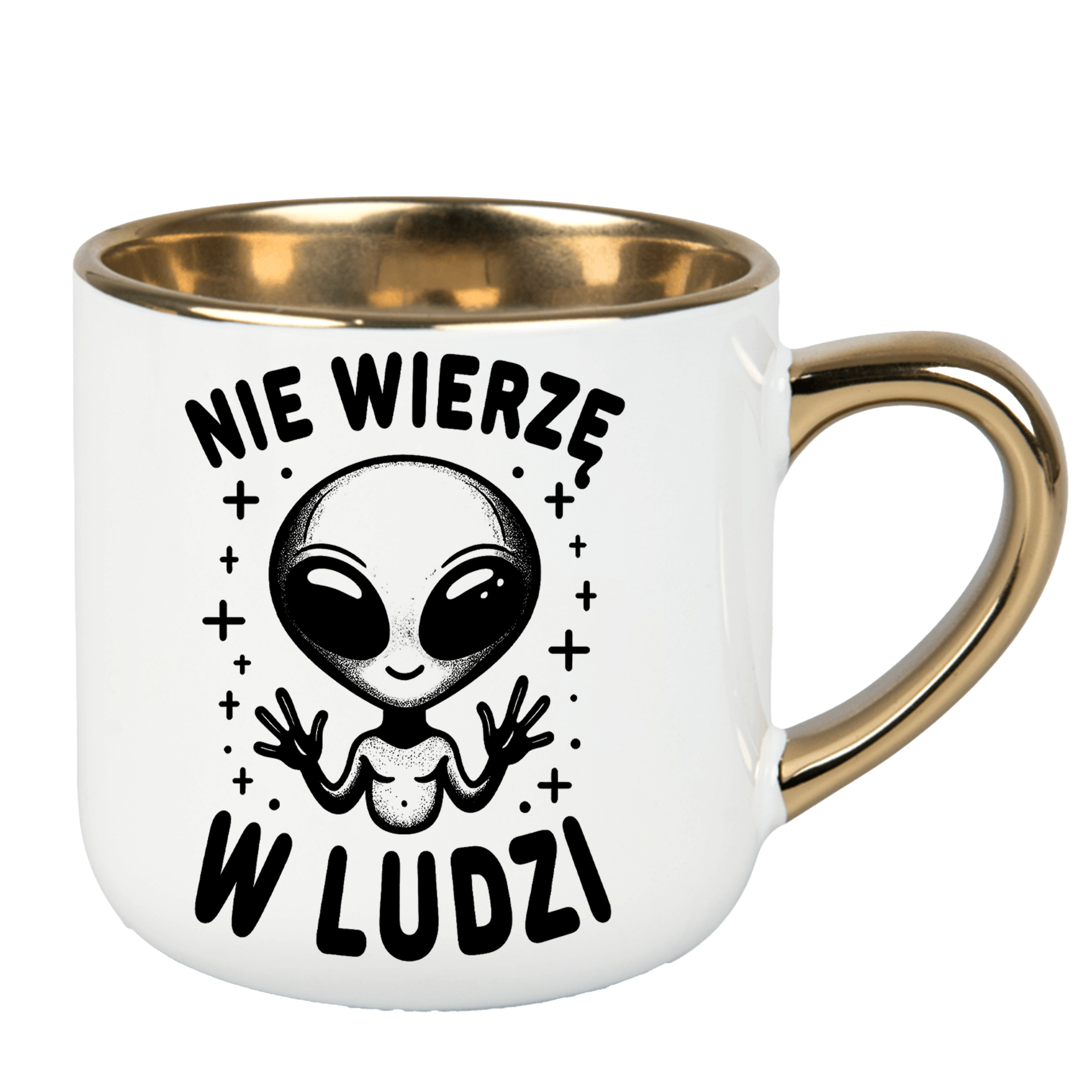 Kubek nie wierzę w ludzi ELEGANT