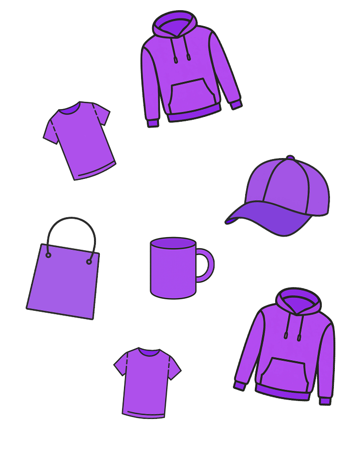 Modele prezentujący produkty ShirtMe – koszulki i bluzy z nadrukiem