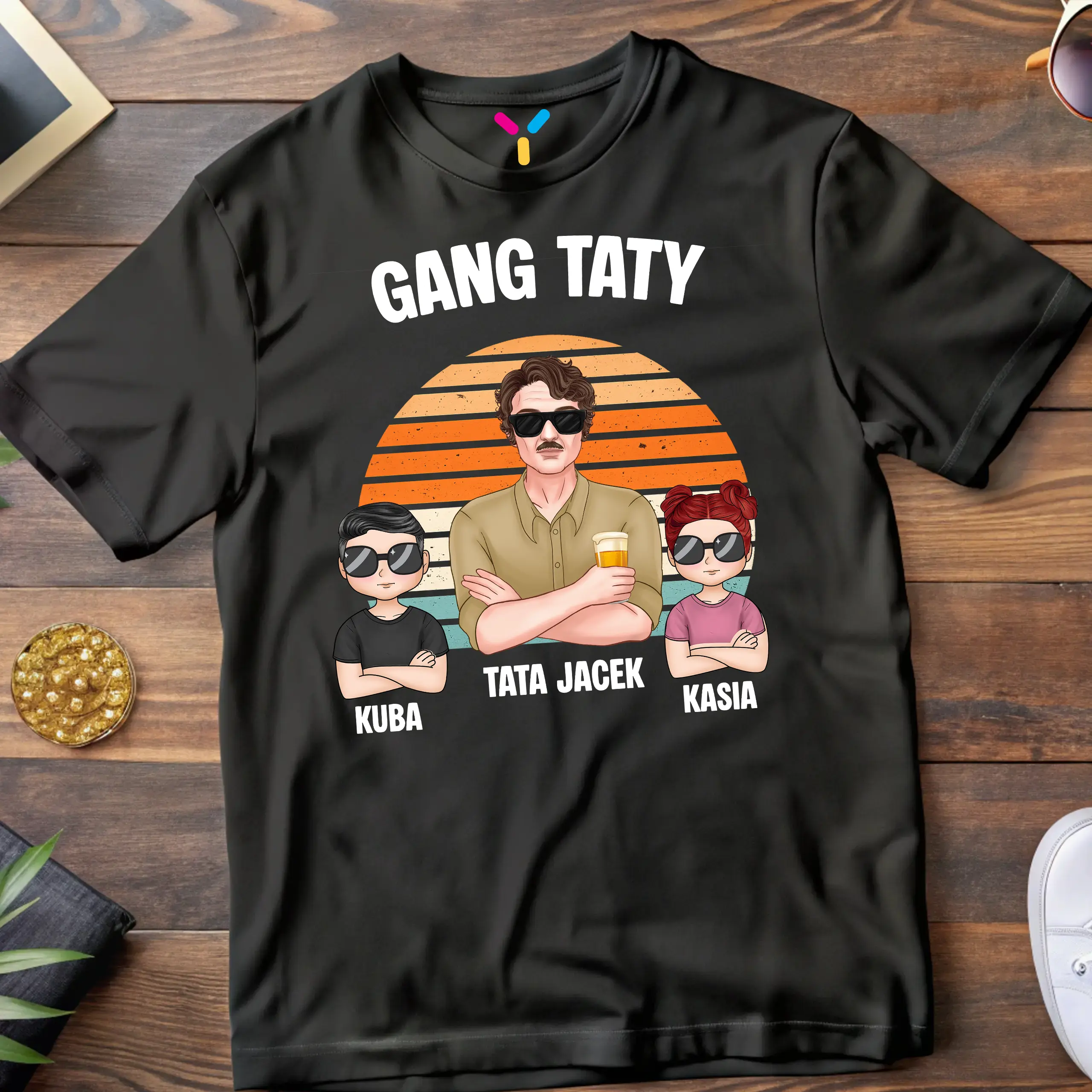 Koszulka dla taty – Gang Taty – Personalizowana #059