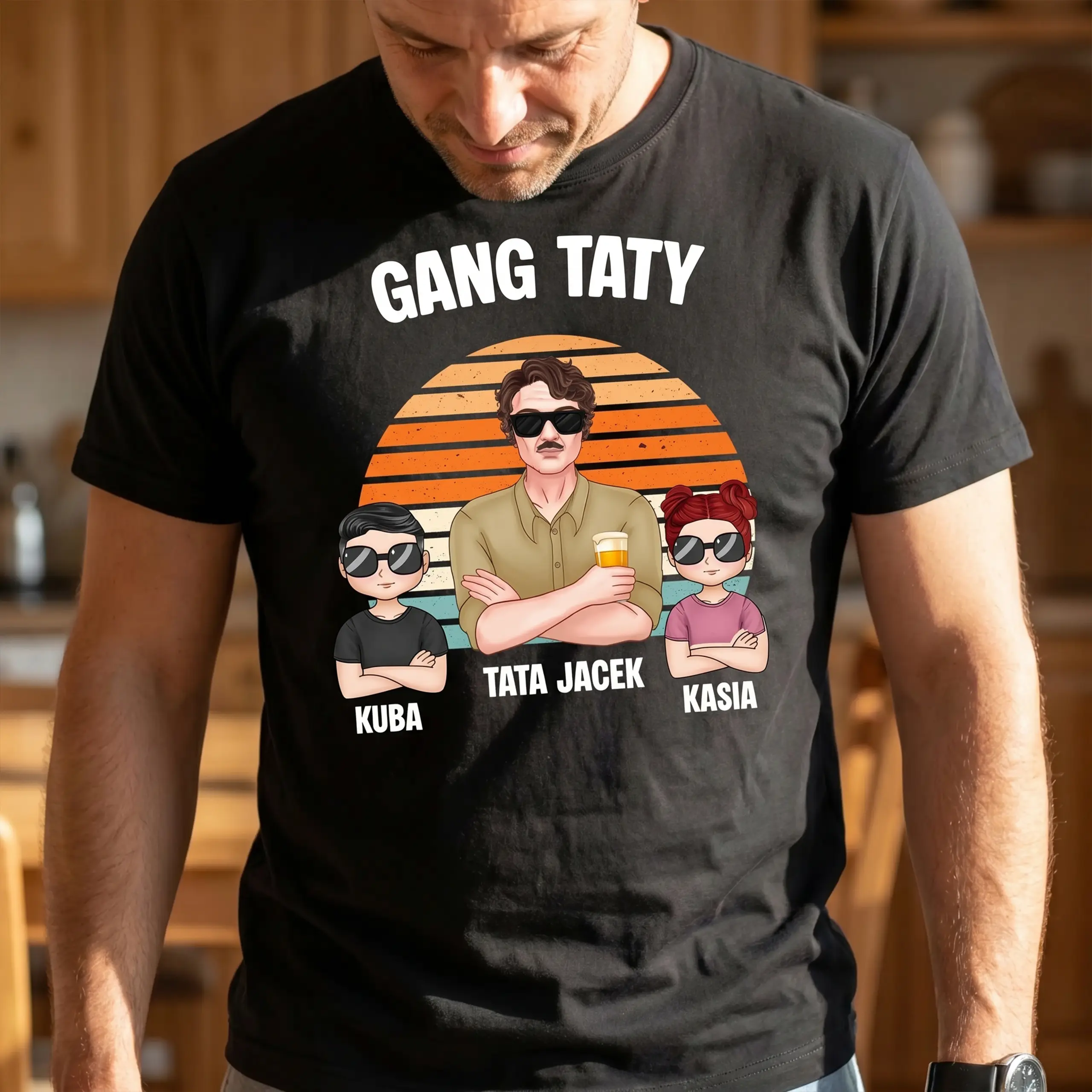 Koszulka dla taty – Gang Taty – Personalizowana #059