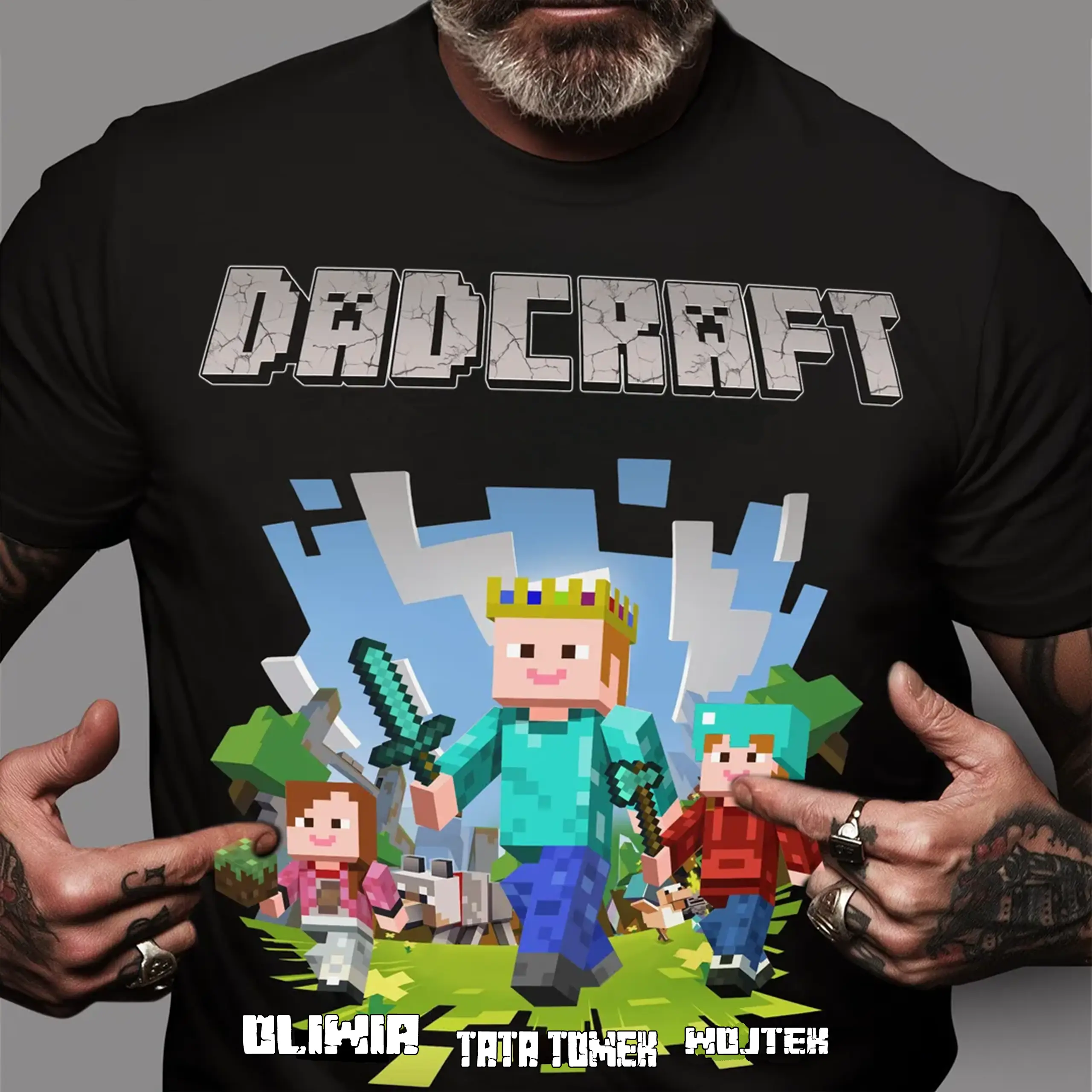 Koszulka dadcraft dla taty