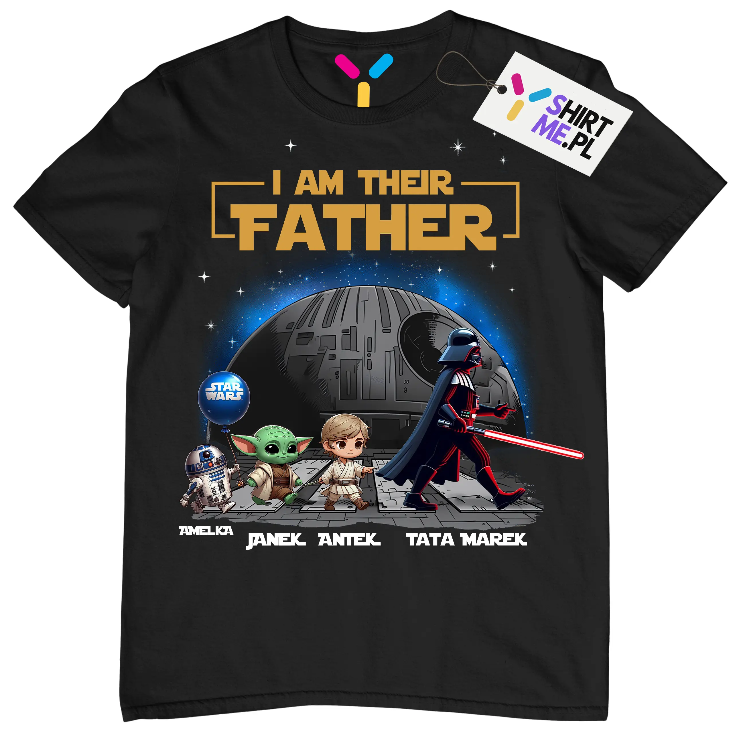 koszulka dla taty star wars