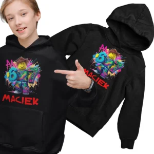 BLUZA DZIECIĘCA SIX SEVEN 67 ROBLOX BRAINROT VIRAL Z WŁASNYM IMIENIEM PREZENT DLA DZIECKA